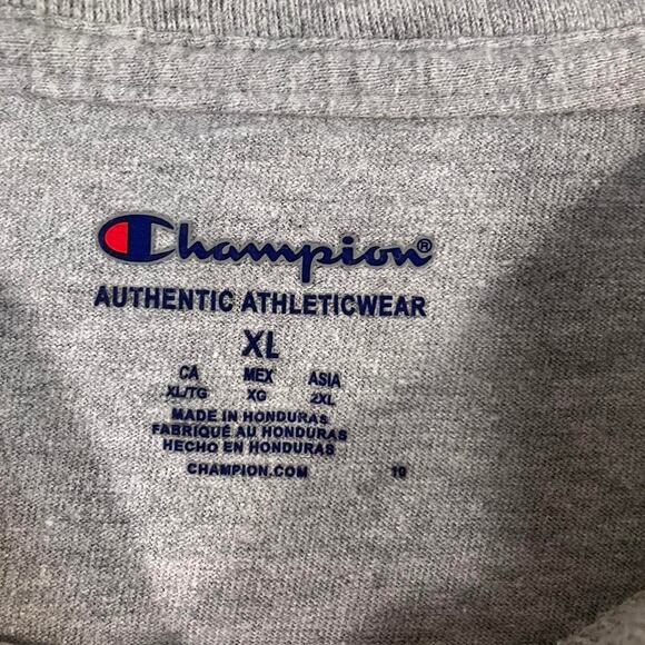Champion Grey Camouflage Box‎ Logo T-shirt - Picture 3 of 4